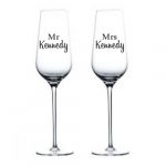 Personalised Champagne Flutes