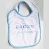 Personalised Embroidered Baby Bib
